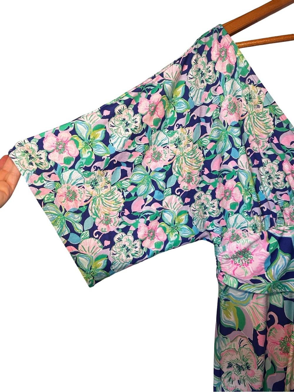 Lilly Pulitzer Parigi Maxi dress in Multi Beak Calm Carry On Large Coastal Chic - Picture 4 of 15